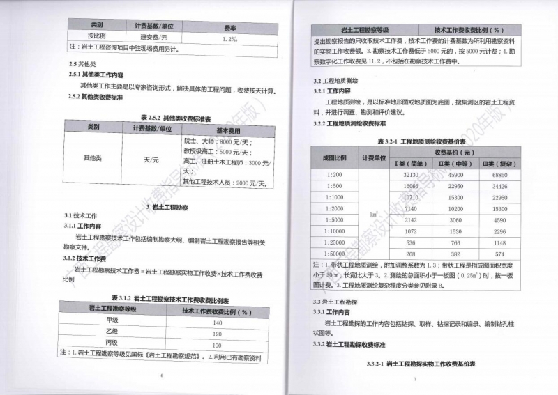 廣西工程勘察設(shè)計收費指導標準11