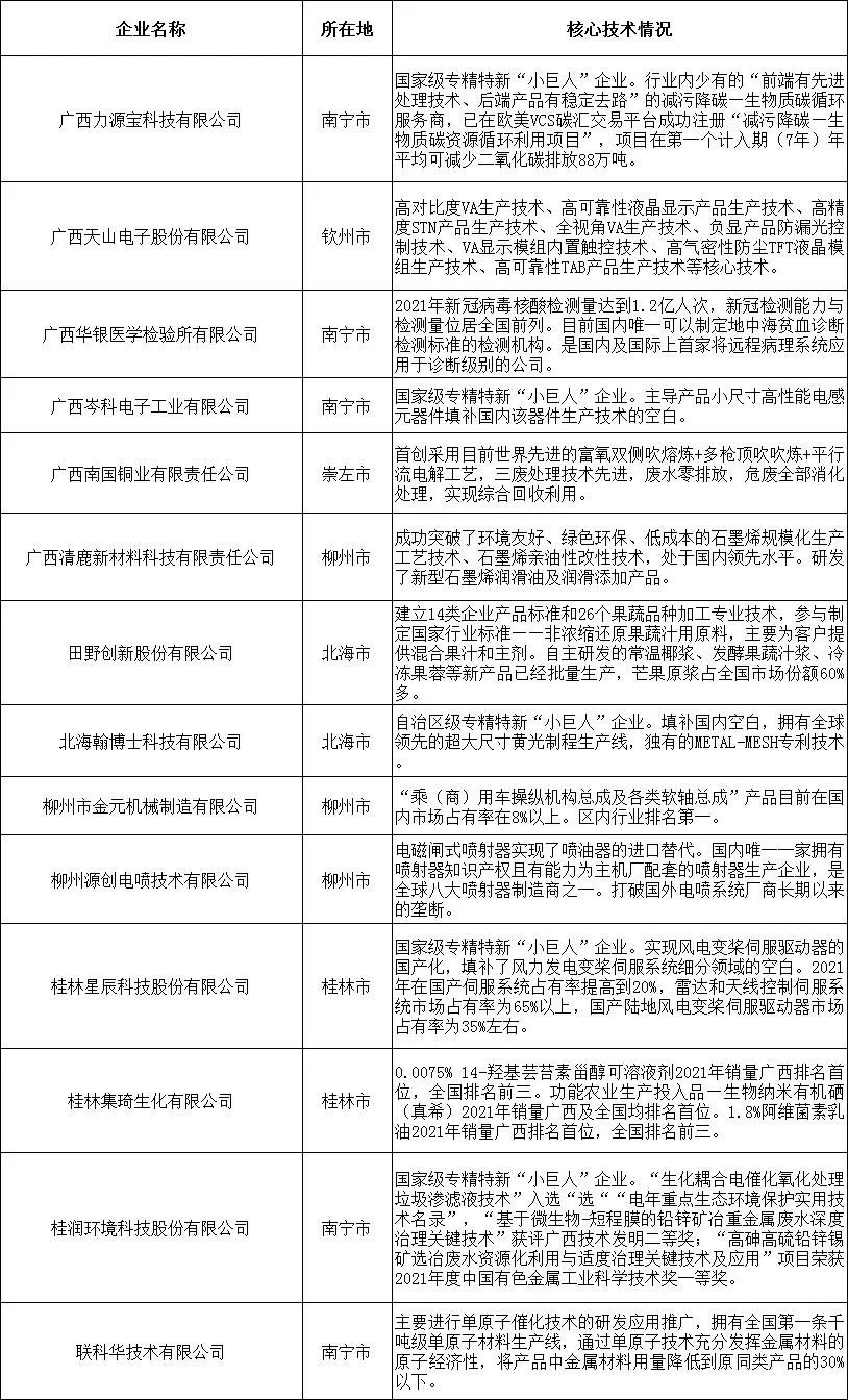 2022廣西最具潛力民營企業(yè)榜單